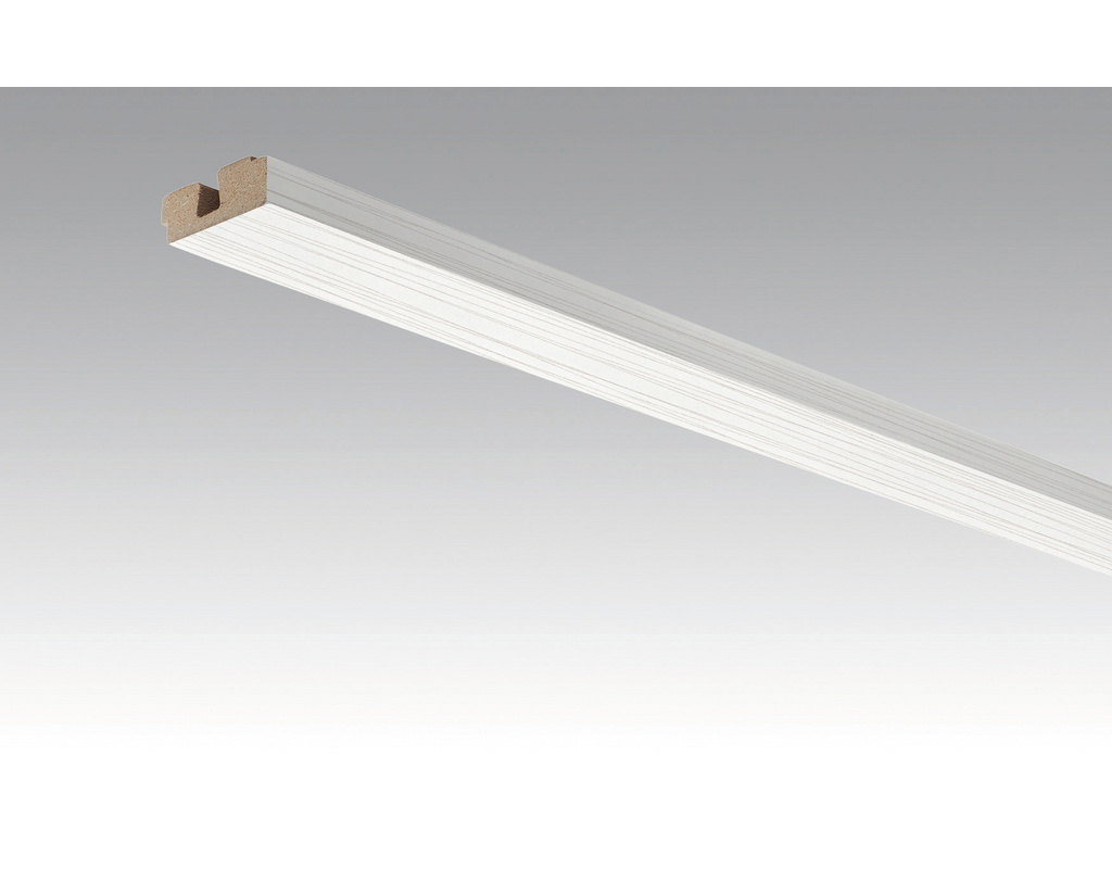 Vierkant-Deckenabschlussleiste 4021 Streifer silber