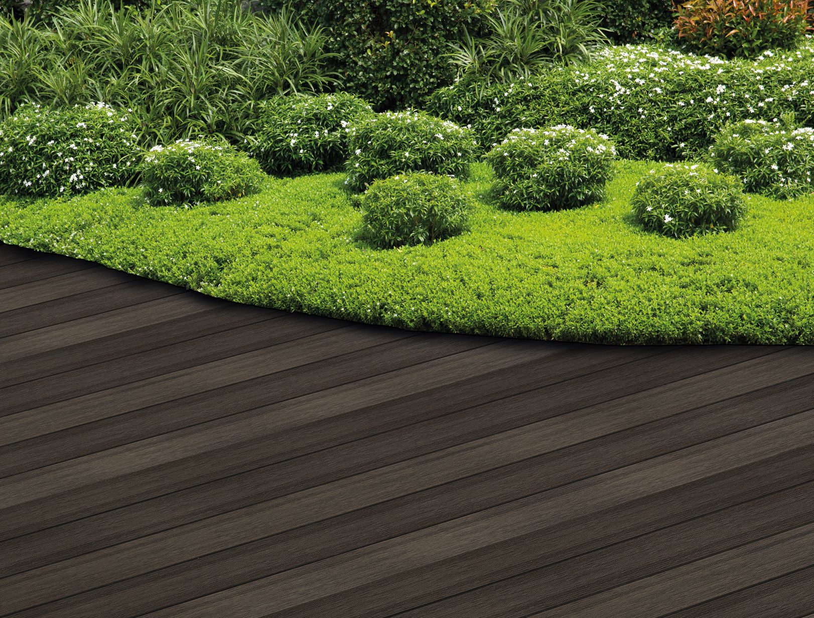 WPC Thermo-Terrassendiele (Optik) massiv ThermoEsche gebürstet