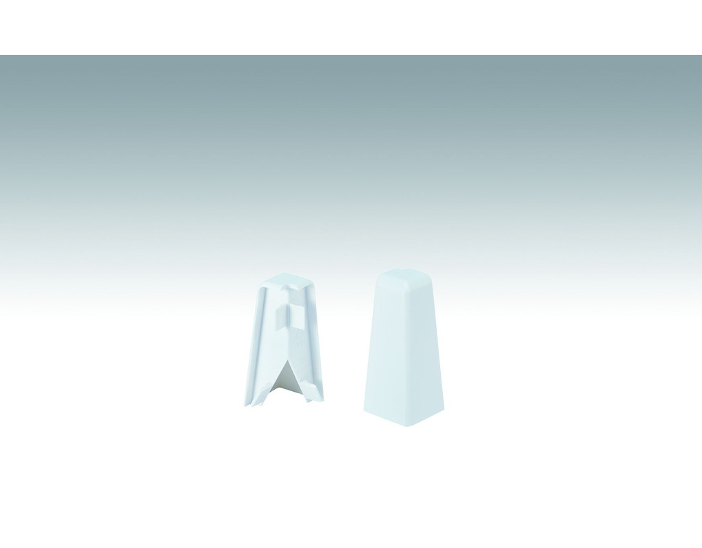 Außenecken Fußleiste Profil 3PK Weiß 2001, 2 Stk./VPE