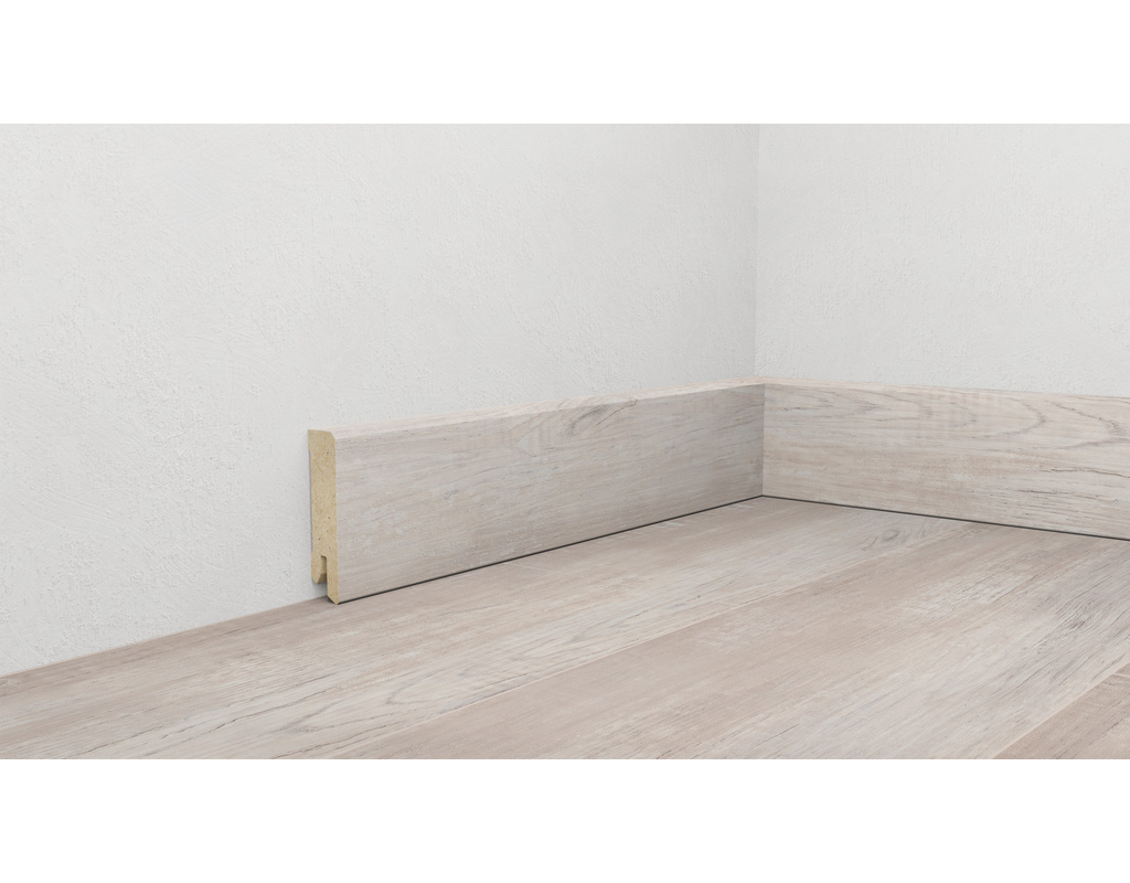 Digital bedruckte Fußbodenleiste , Profil 6055