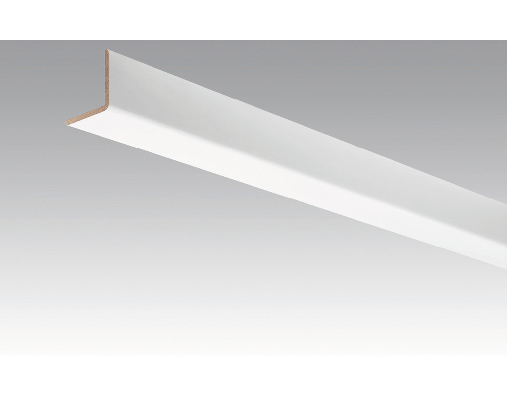 Winkelleiste groß Uni weiß glänzend DF