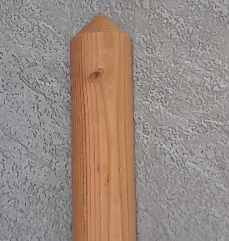 Zaunlatte  6cm breit gekegelt europäische Lärche roh