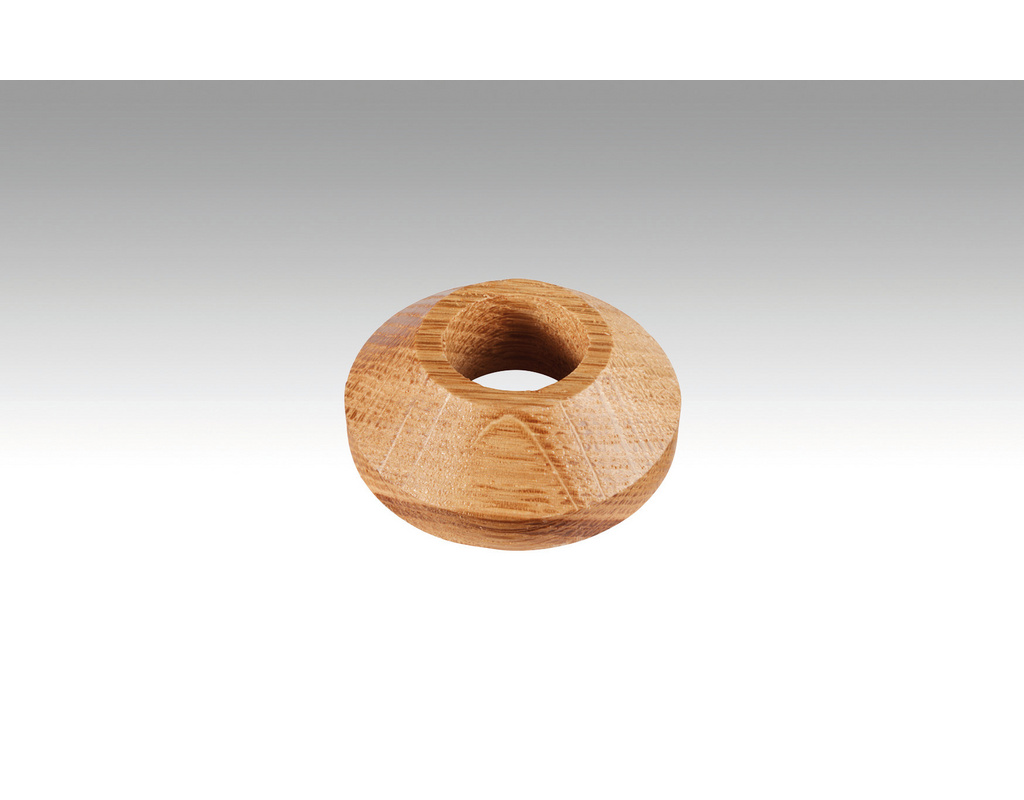 Heizkörper-Rosetten22mm Echtholz massiv, Eiche natur 001