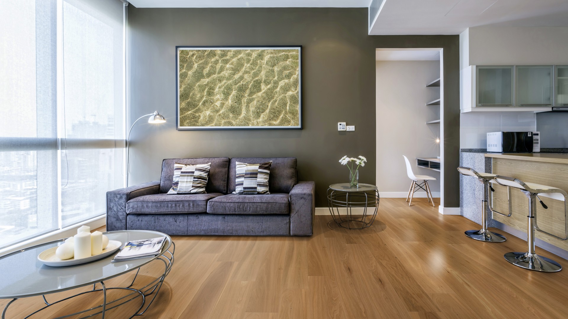 Fertigparkett Landhausdiele Eiche NECKAR -S-, gebürstet, natur, natur geölt