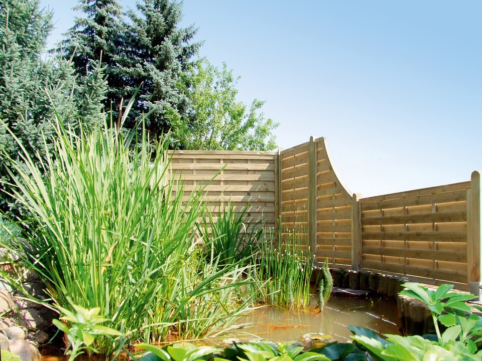 Massivzaun Klassik 180x180cm