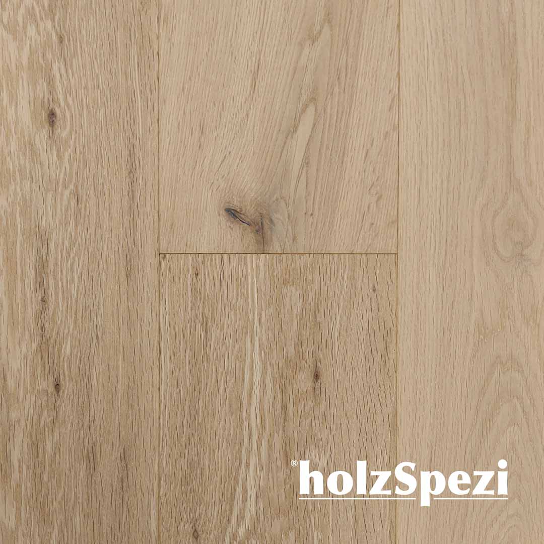 Fertigparkett Landhausdiele Eiche WOLGA -S-, gebürstet, SAFETOP Rohholzoptik