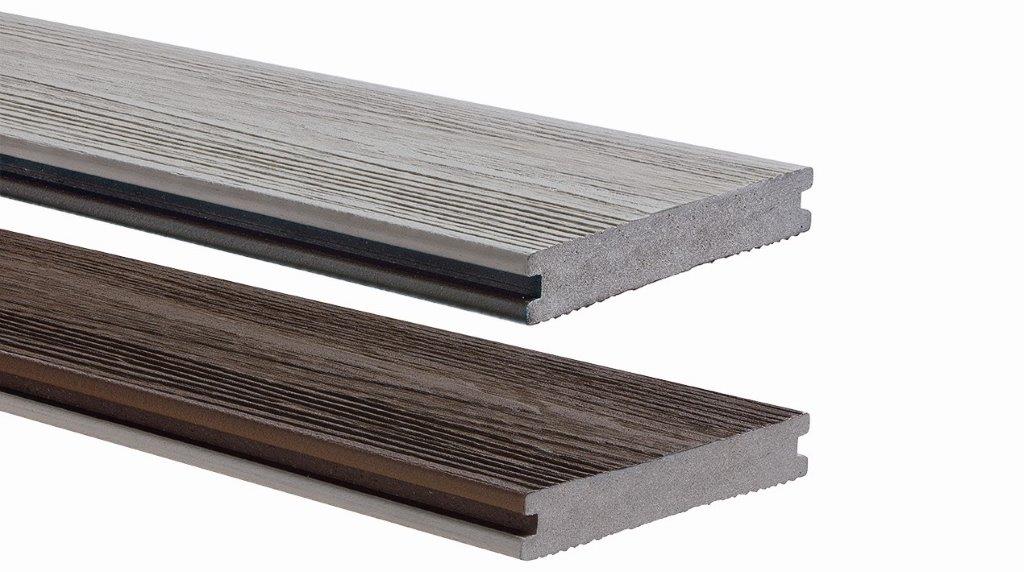Terralan BPC-Terrassendiele 270 Walchensee, hellgrau /dunkelbraun