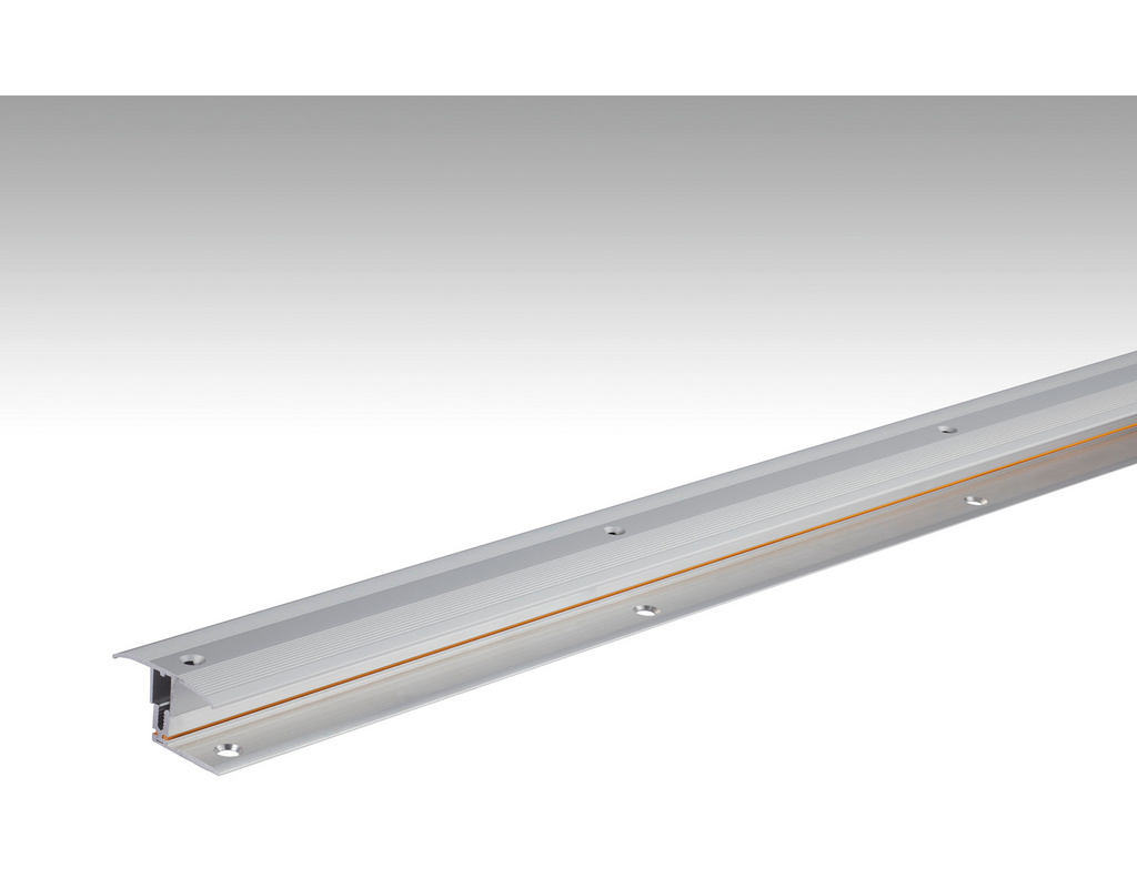 Übergangsprofil Flexo Typ 302 (7 bis 17 mm) Silber eloxiert