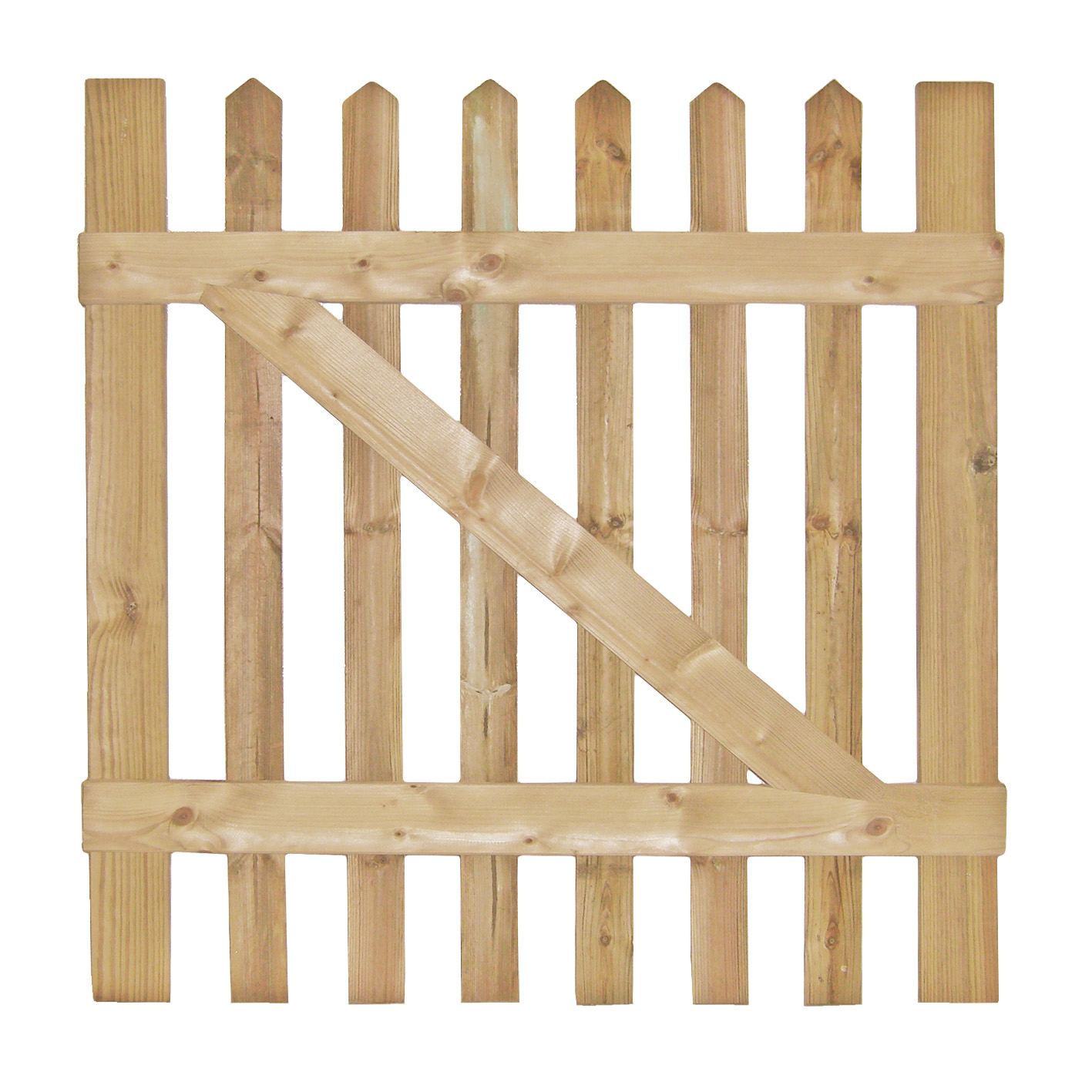 Senkrechtzaun 6cm Einzeltor