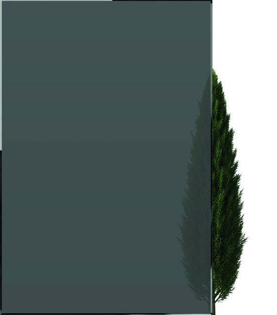 Nordstrand Glas-Element grau
