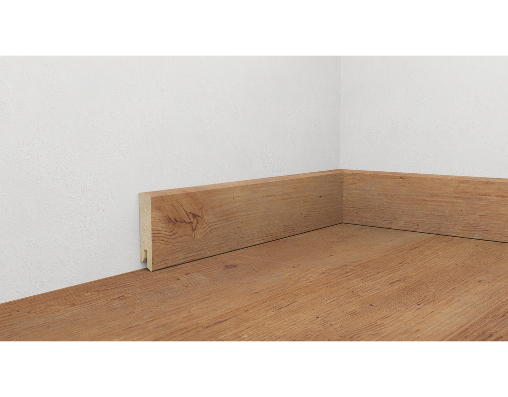 Digital bedruckte Fußbodenleiste , Profil 6055