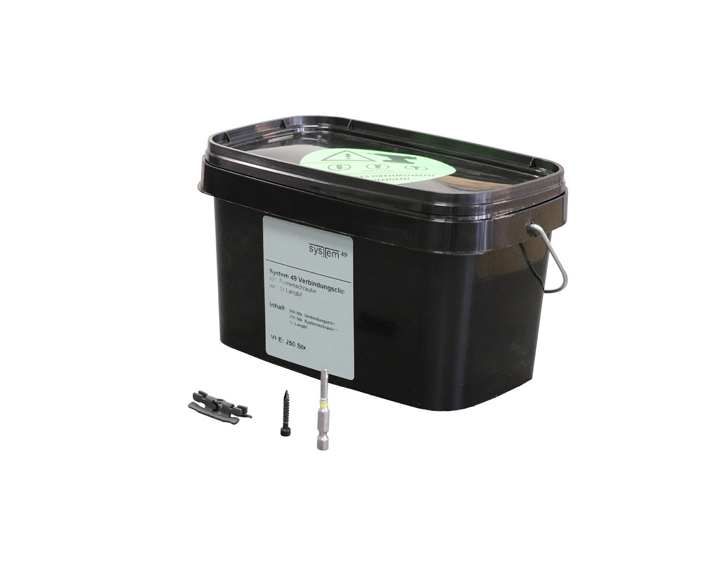 BPC-Terralan Befestigungsset Clip incl. Schrauben und Bit