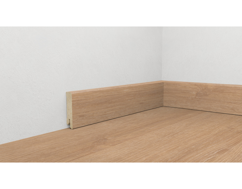 Digital bedruckte Fußbodenleiste , Profil 6055