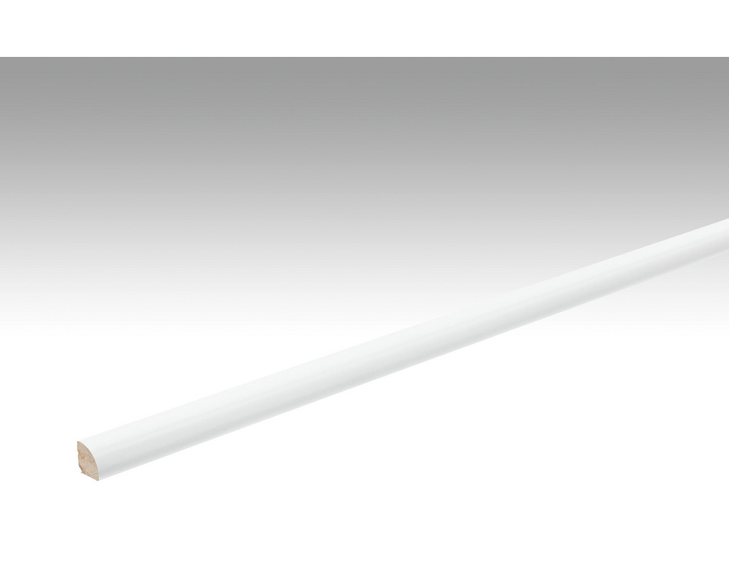 Viertelstab Profil 7 324 Uni weiß