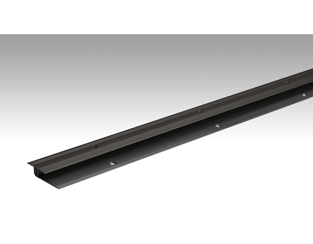 Übergangsprofil Typ 202 (6,5 bis 16mm) 1000x34mm 2510 Schwarz eloxiert