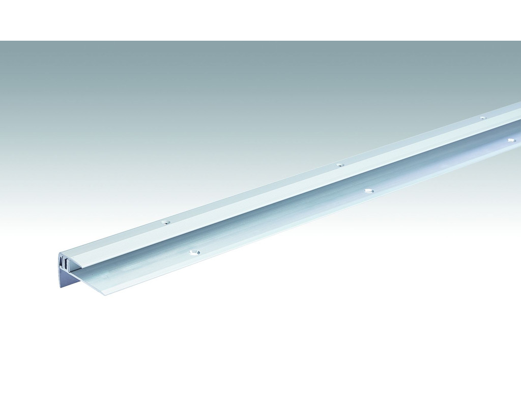 Treppenkantenprofil Typ 203 Silber eloxiert 220, (7-16 mm)