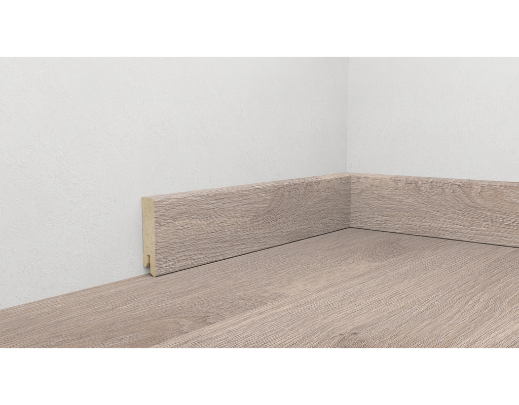 Digital bedruckte Fußbodenleiste , Profil 6055