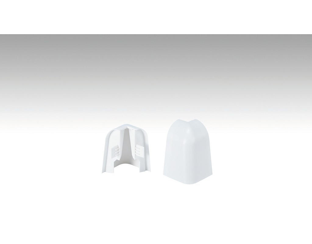 Außenecken Fußleiste Profil 2PK Weiß 2001, 2 Stk./VPE