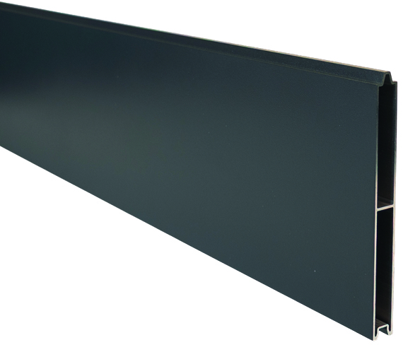 Aluminium-Steckzaun-Set Anthrazit