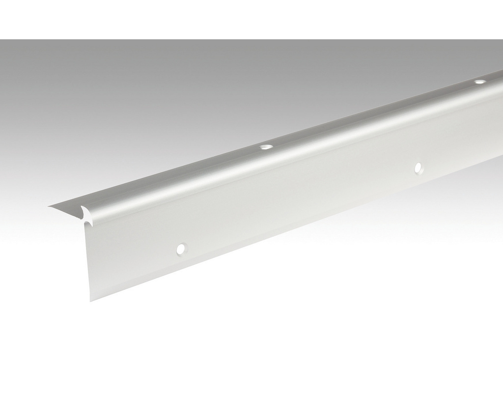 Treppenkantenprofil Typ 5 (5 bis 6mm) Silber eloxiert