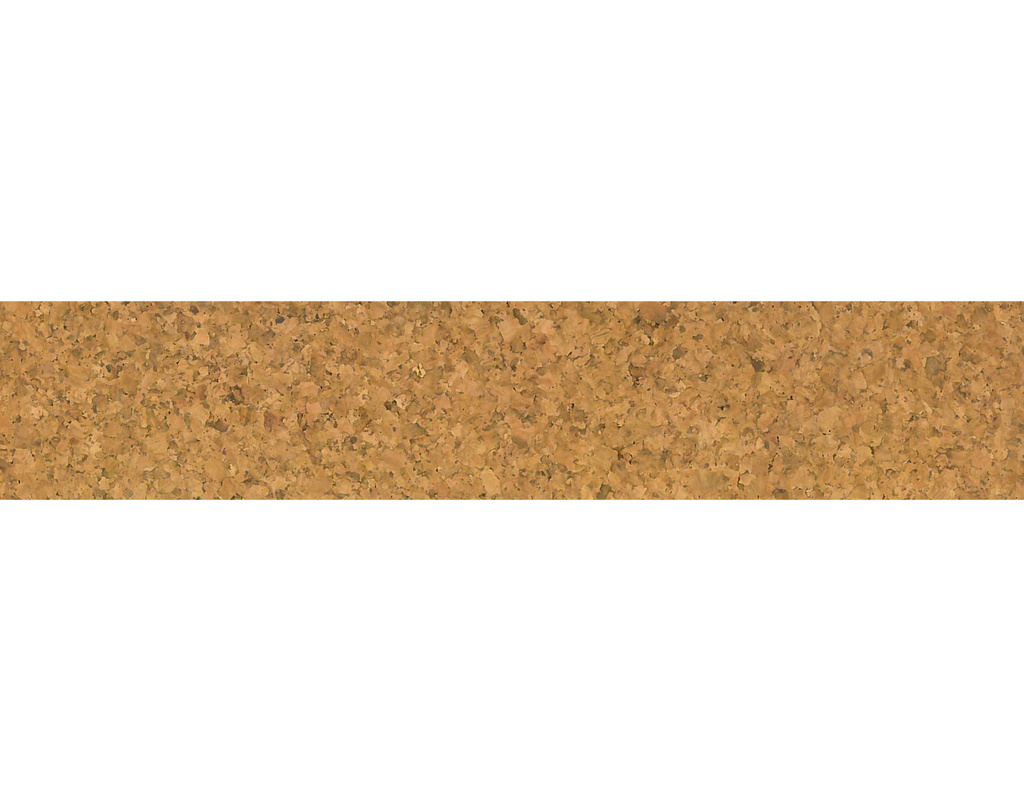 Kork - Fussbodenleisten Liston roh 900x8x70mm