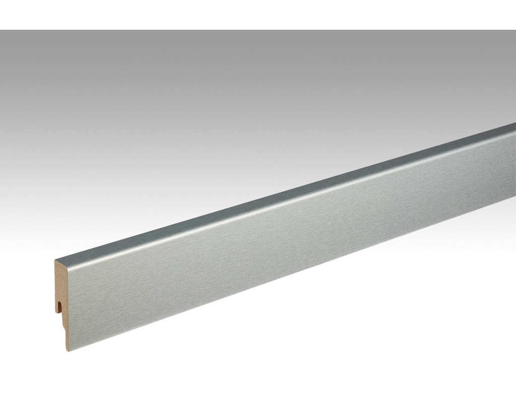 Dekor-Fußleiste Profil 8 PK 063 Edelstahl