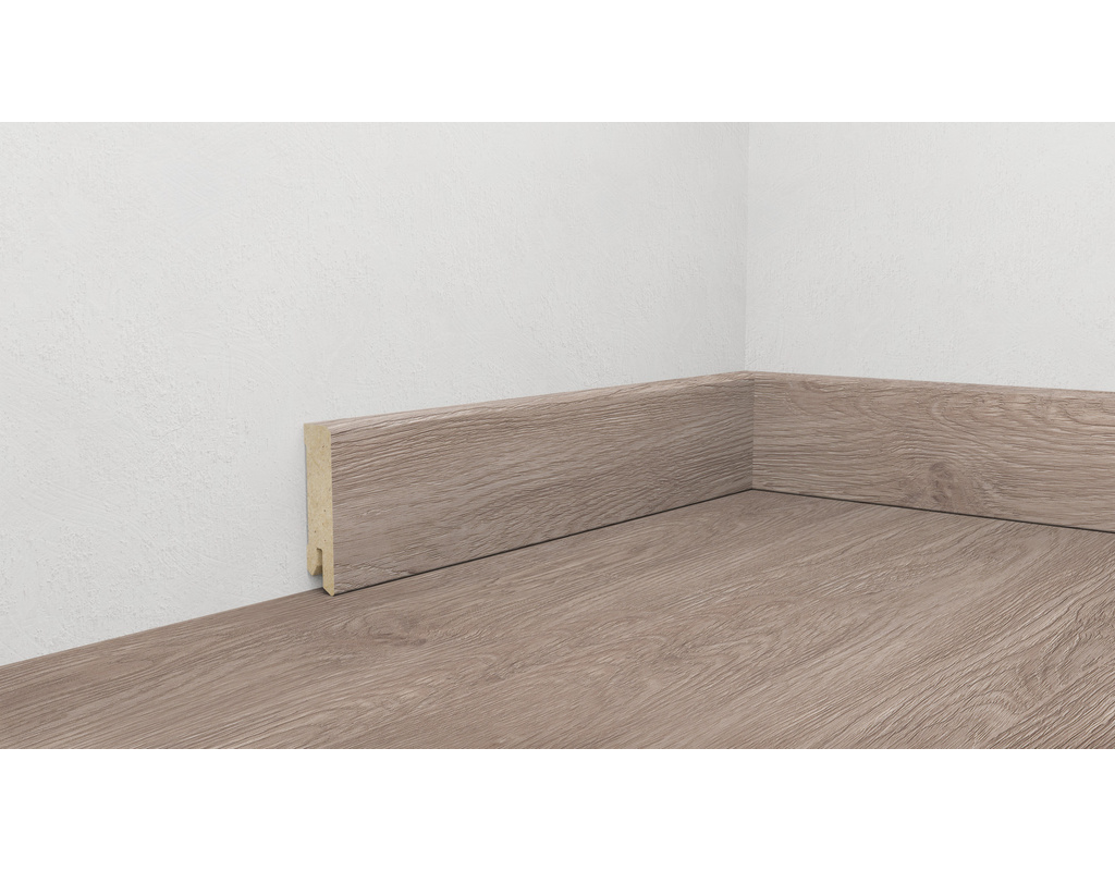 Digital bedruckte Fußbodenleiste , Profil 6055