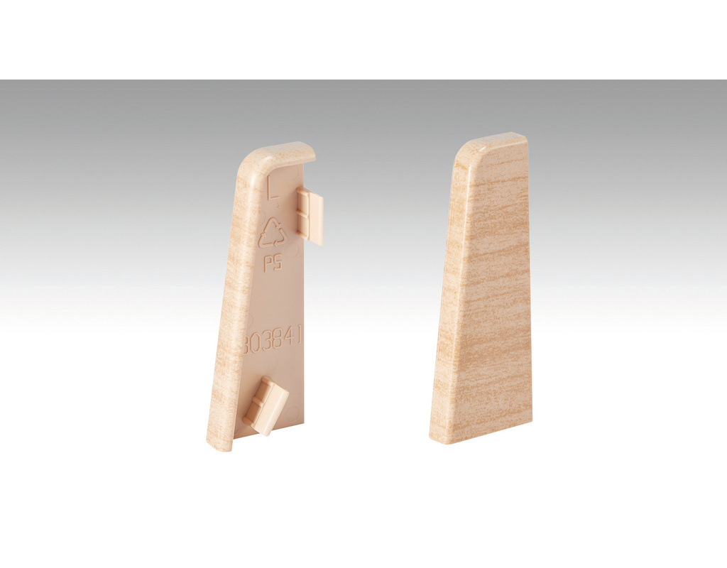 Endkappen Fußleiste Profil 3PK Ahorn 2009