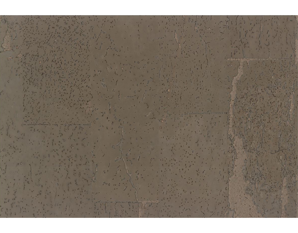 Wanddesign, Wandkork coloriert Paz Sturktur, Macchiato 600x300x3mm