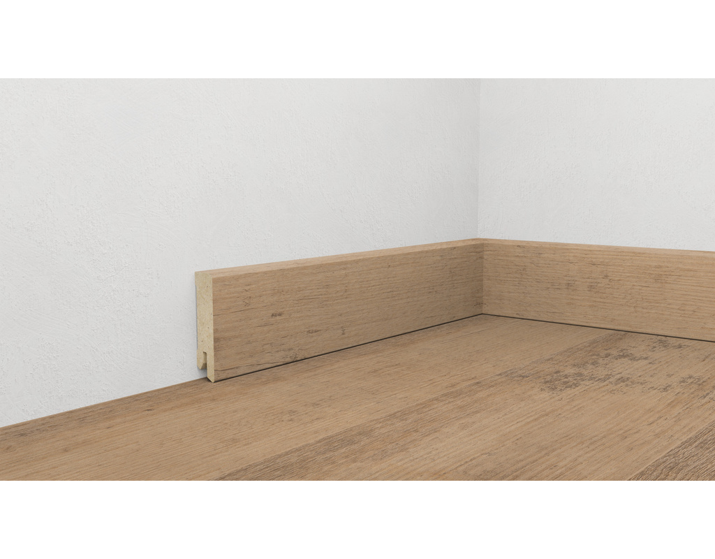 Digital bedruckte Fußbodenleiste , Profil 6055