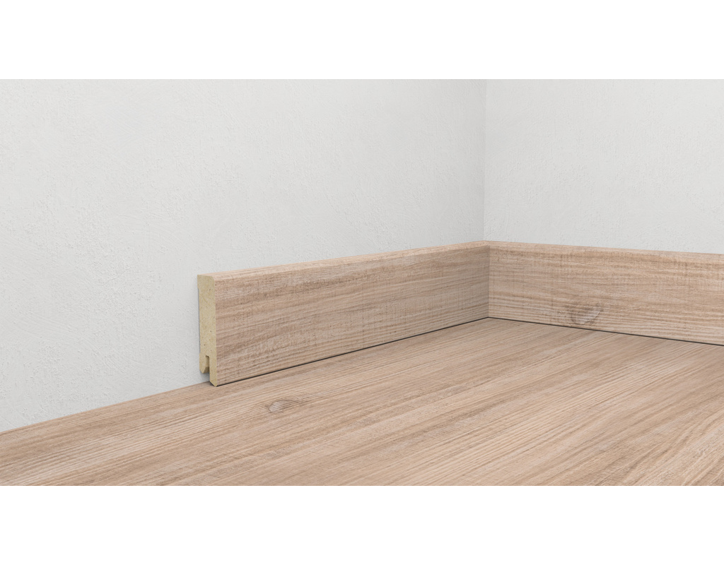 Digital bedruckte Fußbodenleiste , Profil 6055