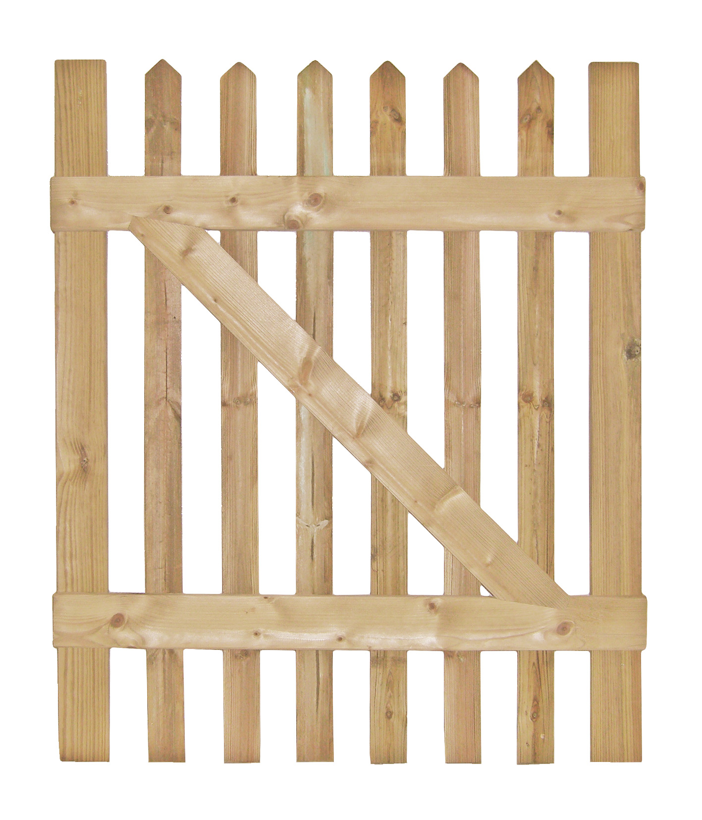 Senkrechtzaun 6cm Einzeltor