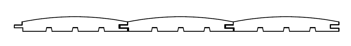 19x121 Blockhausprofil A/B