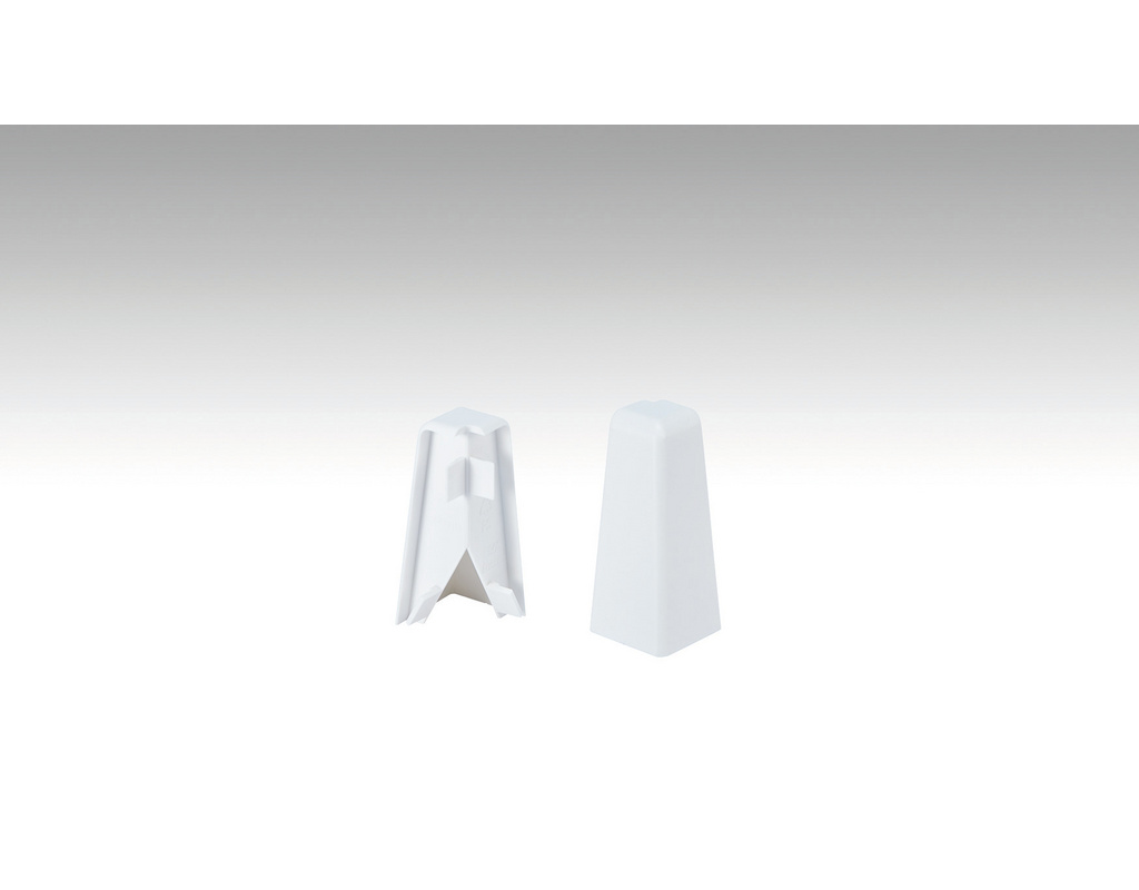 Außenecken Fußleiste Profil 3PK Weiß 2001, 2 Stk./VPE