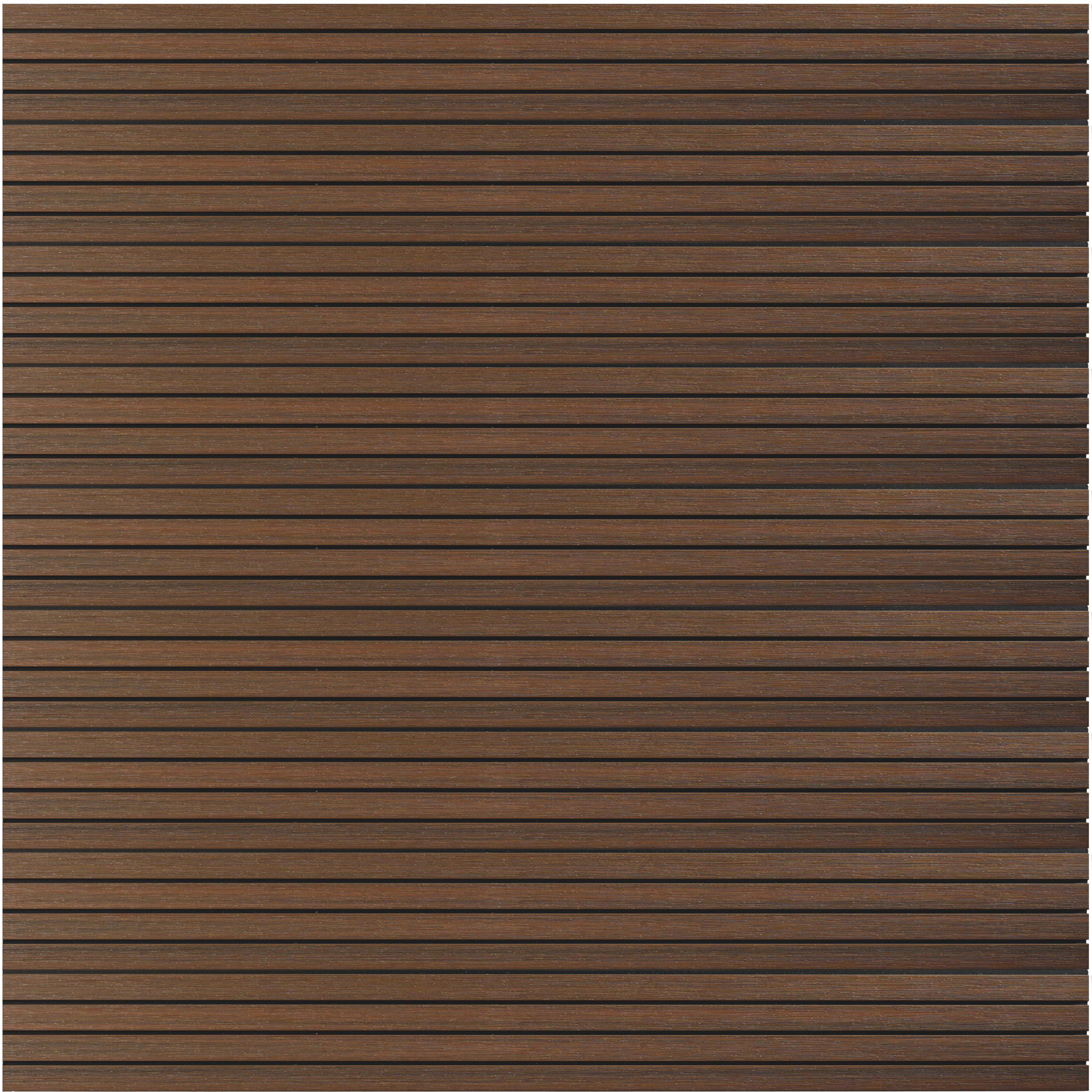 Groove-Steckzaun-Set Terrabraun