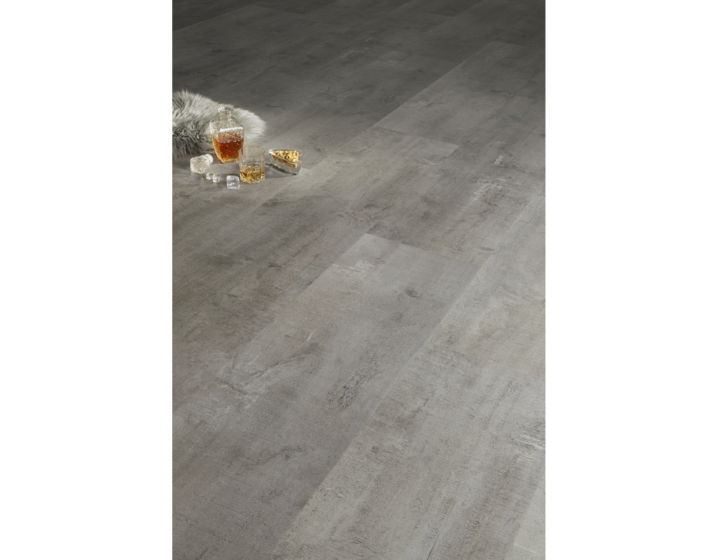 Corelan Design-Korkboden HDF Altholz oxyd HotCoating-Lack Klick-Verlegung - wohnfertig, Kl 23/32