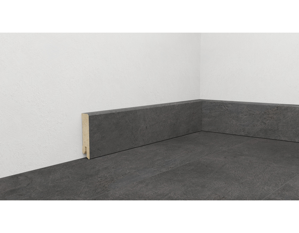 Digital bedruckte Fußbodenleiste , Profil 6055