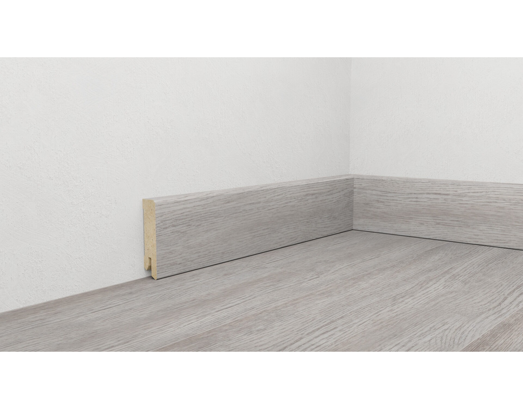 Digital bedruckte Fußbodenleiste , Profil 6055