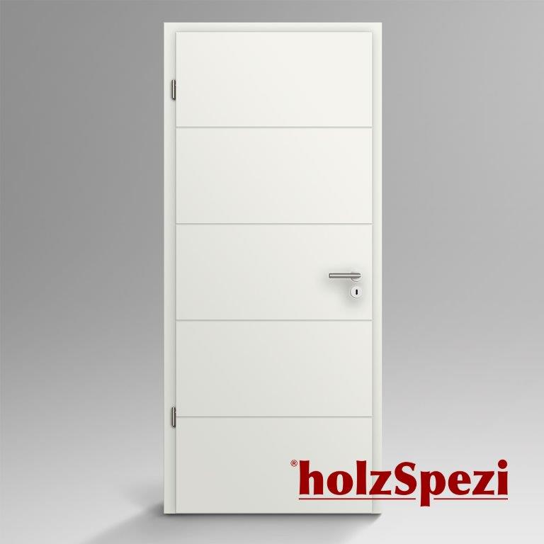 Stiltürblatt STOCKHOLM-RSP-Weißlack 9010-E