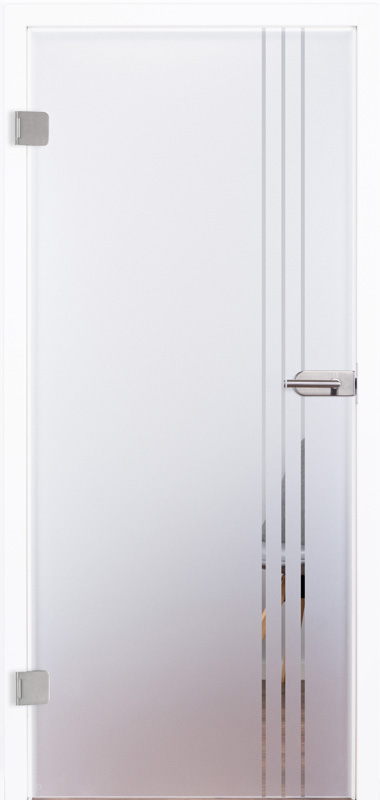 Loft Glastüren mit Motiv PK2 Siebdruck
