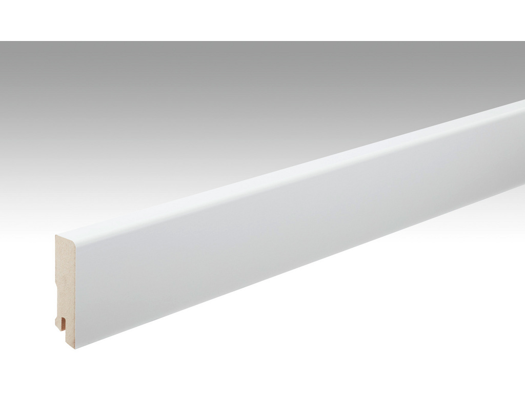 Dekor-Fußleiste Profil 15 MK 324 Uni weiß