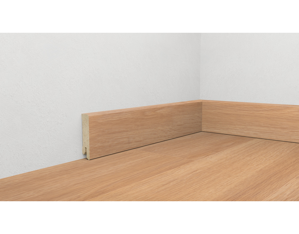 Digital bedruckte Fußbodenleiste , Profil 6055