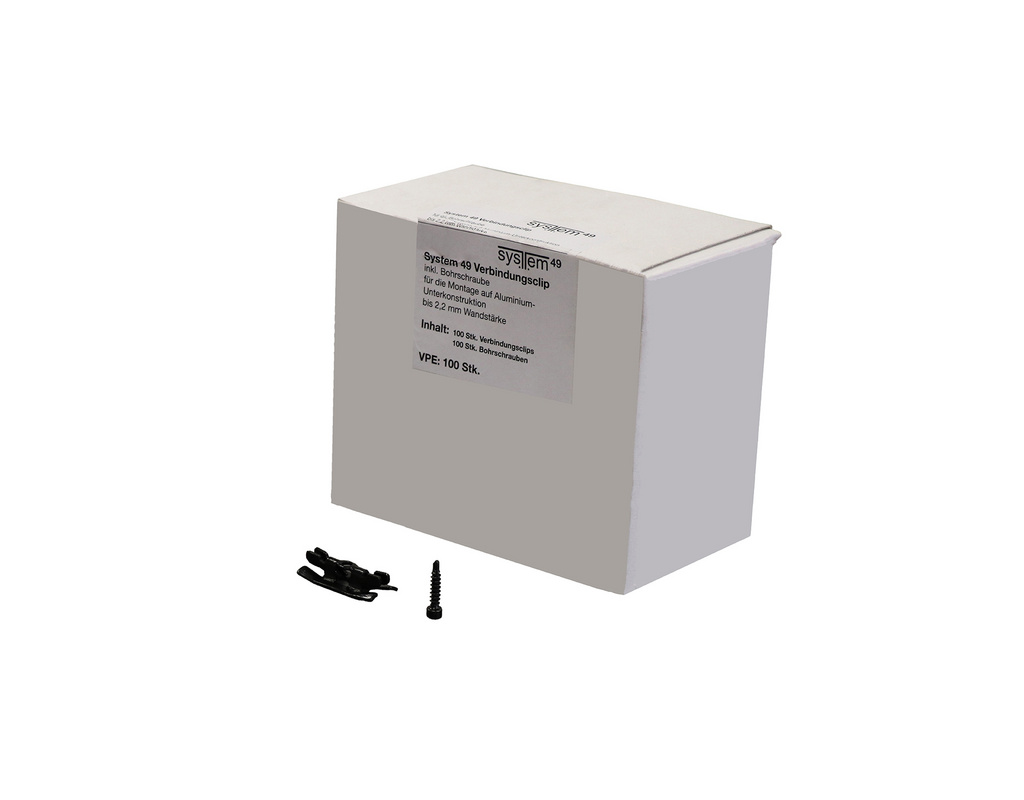 BPC-Terralan Befestigungsset ALU Clip incl. Schrauben selbstschneidend