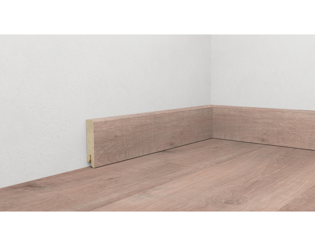 Digital bedruckte Fußbodenleiste , Profil 6055