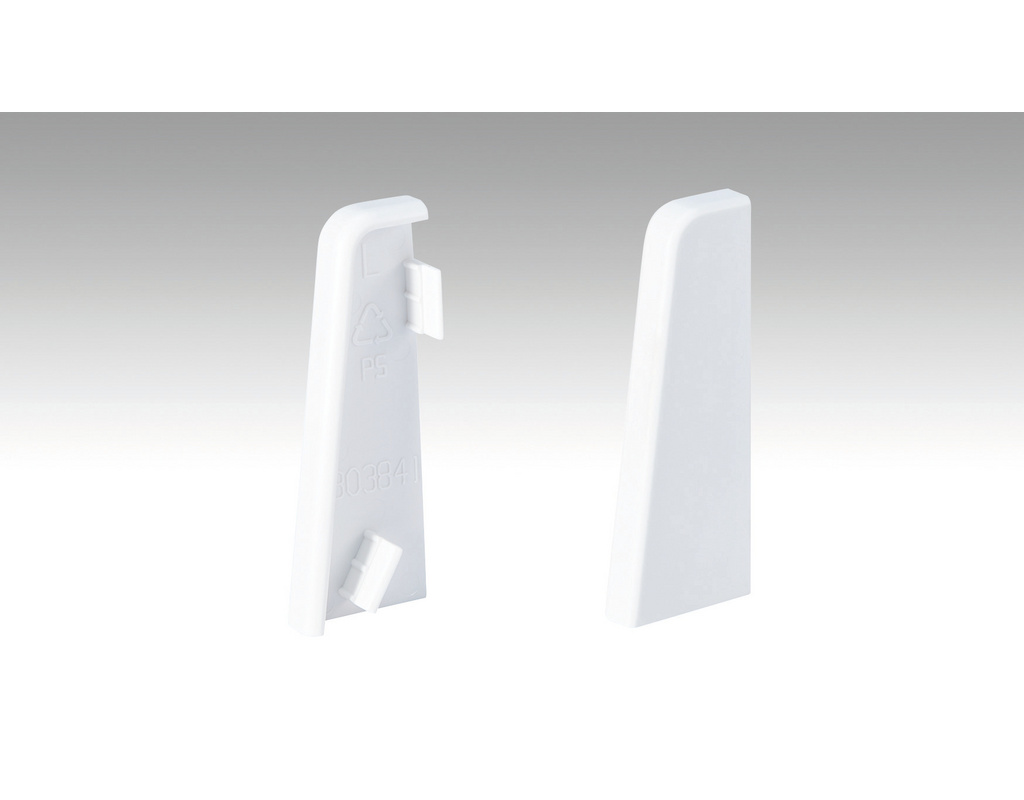 Endkappen Fußleiste Profil 3PK Weiß 2001