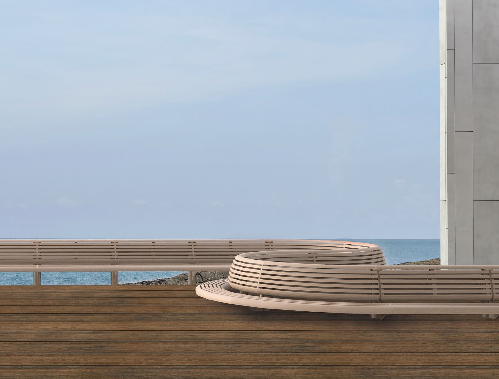 WPC Thermo-Terrassendiele (Optik) massiv ThermoEiche strukturiert