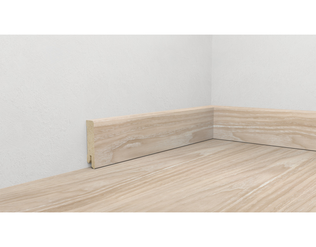 Digital bedruckte Fußbodenleiste , Profil 6055