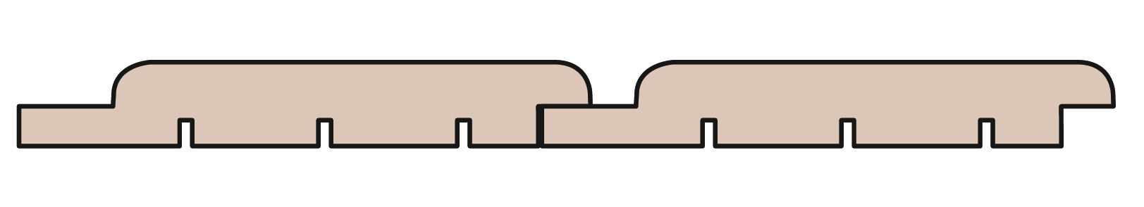 21x146 Wechselfalz nord. Fichte U/S gehobelt