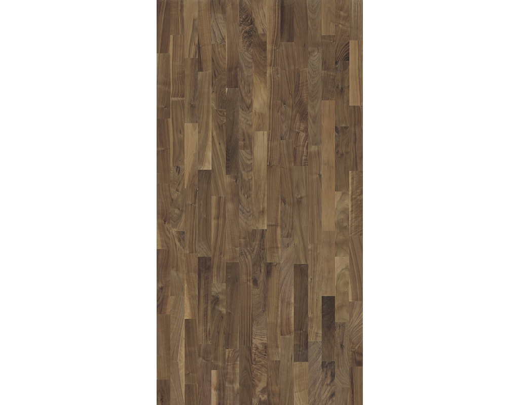 HOLZLOC Holz-Fertigparkett, 3-Stab amerik. Nussbaum rustikal, geölt