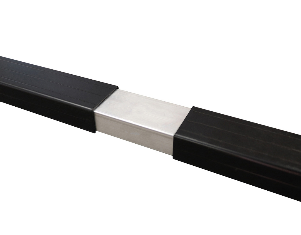 ALU - Einsteckverbinder, schwarz für Alu-Trägerprofil (Verlängerung)